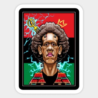 Afro Frankenstein Sticker